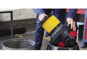 Плисиран филтър за сухо и мокро почистване Einhell Pleated Filter With Lid