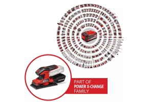 Акумулаторен виброшлайф Einhell TC-OS 18/187 Li Solo