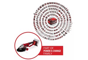 Акумулаторен ъглошлайф Einhell AXXIO 36/230 Q