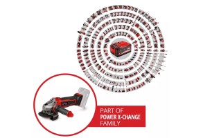 Акумулаторен ъглошлайф Einhell TE-AG 18/115-2 Li - Solo