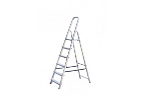 Алуминиева домакинска стълба - CXT06C/06 STS, 5 + 1 стъпала