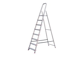 Алуминиева домакинска стълба - CXT06C/08 STS, 7 + 1 стъпала