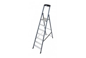 Алуминиева стояща елоксирана стълба - 6+1 SePRO S 124210 KRAUSE