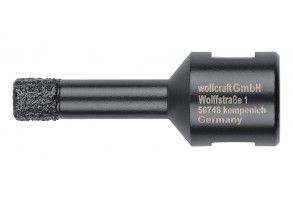 Боркорона за керамика 14х45 мм, прахообразен диамант, Wolfcraft