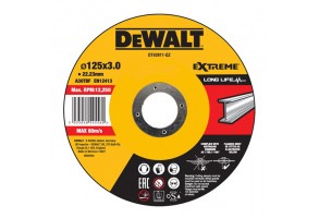 Диск за рязане на метал 125х22.23х3 мм, A24 R BF, DeWALT Extreme