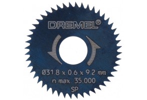 Диск метален HCS за рязане на дърво Dremel 546, ф 31.8х3.2 мм
