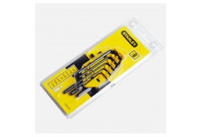 Ключ Г-образен шестостен комплект инчови 1/4-1/16 ", 8 бр., Stanley