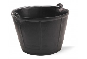 Кофа зидарска пластмасова, 10 л, черна, Rubi