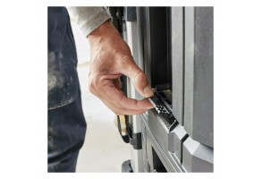 Куфар за инструменти пластмасов 440х332х302 мм, черен, Stanley PRO-STACK