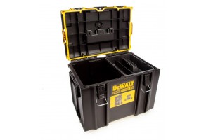Куфар за инструменти пластмасов 550х336х408 мм, черен, DeWALT Toughsystem DS400