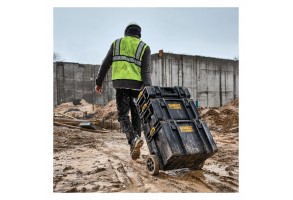 Куфар за инструменти пластмасов на колела 550х336х480 мм, черен, DeWALT  DS450
