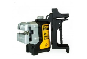 Нивелир лазерен линеен с 3 лъча 15 м, 0.3 мм/м, DeWALT DW089K