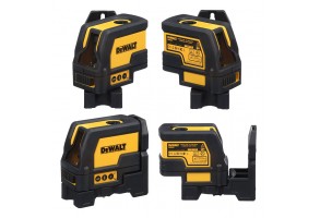 Нивелир лазерен линеен/точков 15 м, 0.3 мм/м, DeWALT DW0822