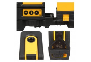 Нивелир лазерен линеен/точков 15 м, 0.3 мм/м, DeWALT DW0822