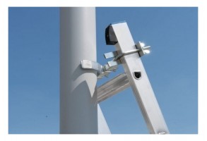 Приспособление за безопасно монтиране на стълби със стъпала към стълбове - 122452 KRAUSE