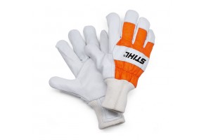 Ръкавици от телешка кожа STIHL Advance Duro, оранжево и бяло