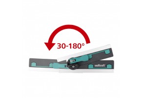 Шаблон за измерване на ъгли Wolfcraft 30-180 °