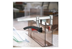 Стяга дърводелска с метални челюсти автоматична 80х400 мм, Bessey KLI40