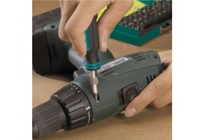 Накрайник бит комплект с държач WOLFCRAFT, 31 части