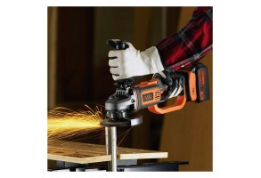 Ъглошлайф акумулаторен без батерия и зарядно 18 V, 125 мм, Black & Decker BCG720N
