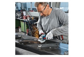 Ъглошлайф акумулаторен 18 V, 5 Ah, 125 мм, Bosch GWS 18V-10C Professional