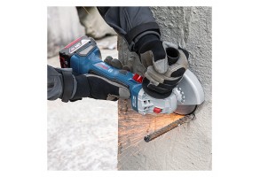 Ъглошлайф акумулаторен безчетков без батерия и зарядно 18 V, 125 мм, Bosch GWS 180-LI