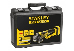 Ъглошлайф акумулаторен  18.0 V, 4 Ah, 125 мм, Stanley FMC761M2