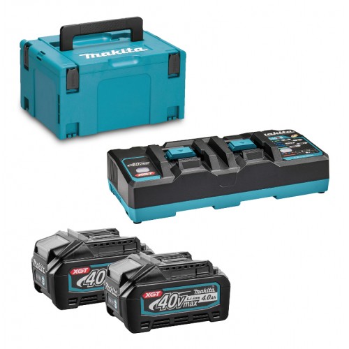 Акумулаторна батерия Li-Ion със зарядно у-во 40 V, 4 Ah, 2 бр., Makita 191U00-8