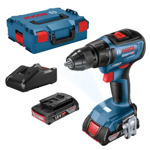 Бормашина винтоверт акумулаторна ударна 18 V, 2 Ah, 50 Nm, Bosch GSB 18V-50