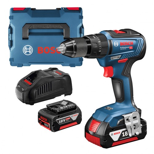 Бормашина винтоверт акумулаторна ударна 18 V, 5 Ah, 50 Nm, Bosch GSB 18V-50 Professional