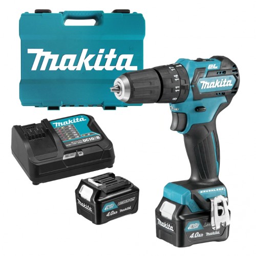 Бормашина винтоверт акумулаторна ударна 10.8 V, 4 Ah, 35 Nm, Makita HP332DSME