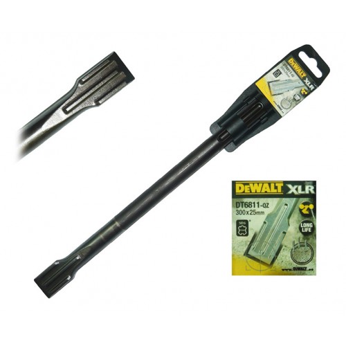 Длето с опашка SDS-max 25х300х18 мм, DeWALT DT6811