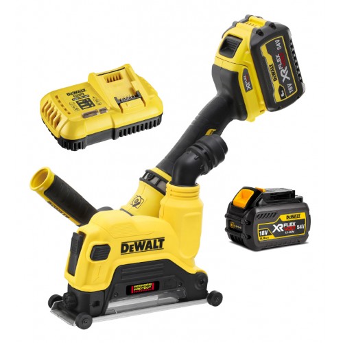 Фреза за канали акумулаторна 54 V, 2 Ah, 125 мм, DeWALT DCG4610T2