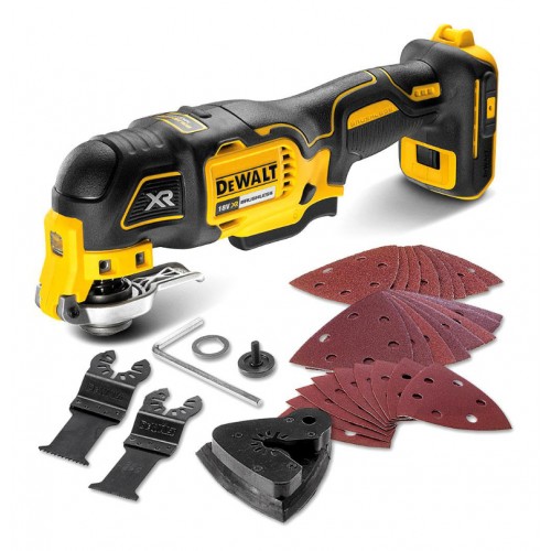 Mногофункционален осцилатор акумулаторен 18 V, 0-20 000 вибр./мин, DeWALT DCS356N