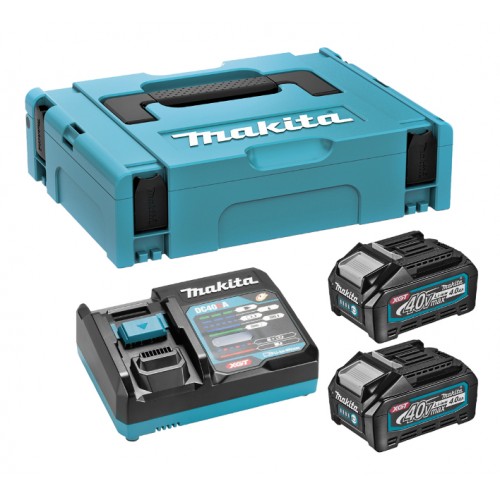 Комплект батерии и зарядно устройство MAKITA XGT BL4040x2 + DC40RA