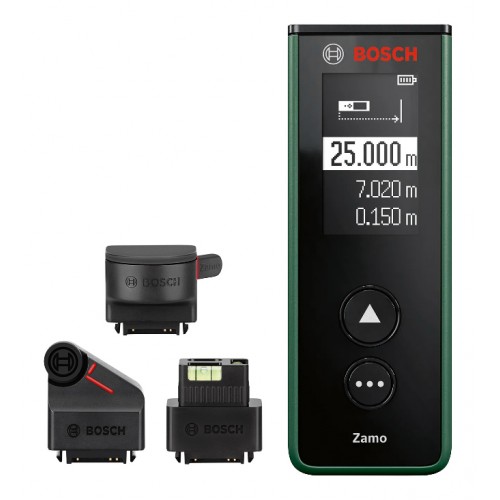 Лазерна ролетка 25 м, 2 мм/м, Bosch Zamo IV