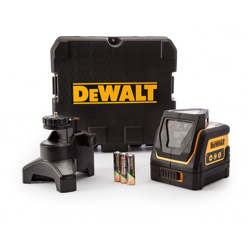 Нивелир лазерен линеен с 2 лъча 15 м, 0.4 мм/м, DeWALT DW0811