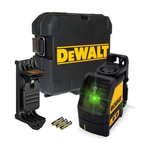 Нивелир лазерен линеен с 2 лъча 20 м, 0.3 мм/м, DeWALT DW088CG
