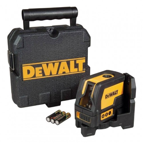 Нивелир лазерен линеен/точков 15 м, 0.3 мм/м, DeWALT DW0822