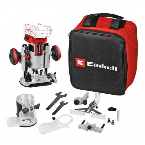 Оберфреза ръчна акумулаторна комбинирана без батерия и зарядно, Einhell TP-RO 18 Set Li BL