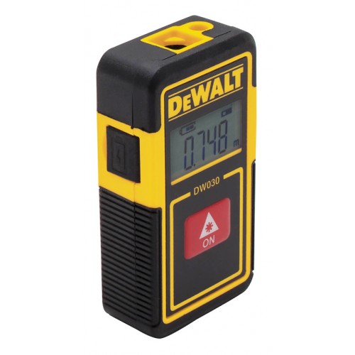 Ролетка лазерна с LCD дисплей противоударна 0.17-9 м, DeWALT DW030PL
