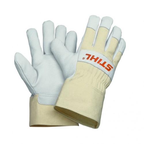 Ръкавици, докерски от свински велур и плат, STIHL Function Universal, бели