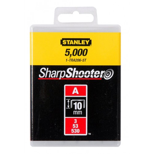 Скоби за такери 11.3х0.75х10 мм, 5000 бр., Stanley  Type A53