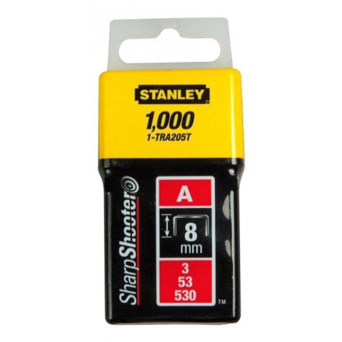 Скоби  за такери 11.3х14 мм, 1000 бр., Stanley Type A53