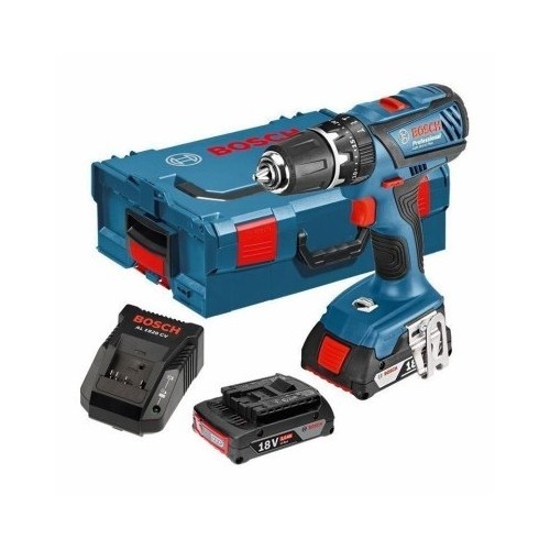 Винтоверт Bosch GSB 18-2-Li Plus, 18 V, 2 Ah, 63 Nm