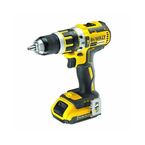 Винтоверт акумулаторен DeWALT DCD737D2, 14.4 V, 2.0 Ah