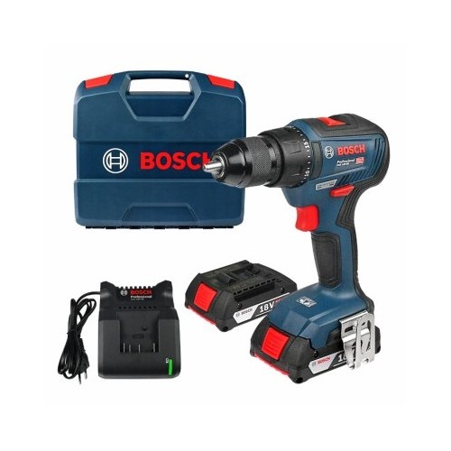 Винтоверт Bosch GSR 18V-50 Professional, 18 V, 2 Ah, 50 Nm