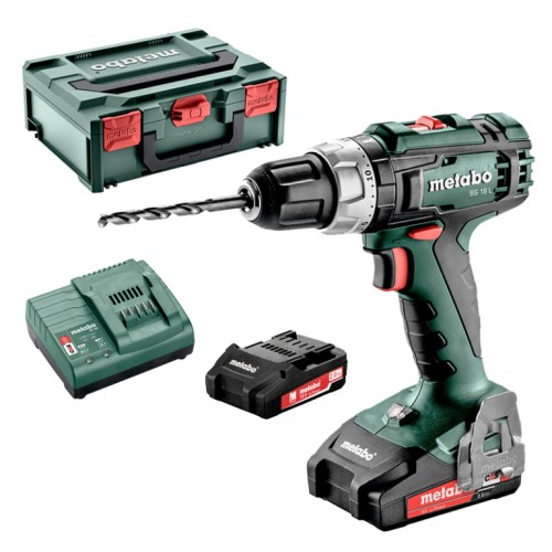 Винтоверт акумулаторен 18 V, 2 Ah, 50 Nm, Metabo BS 18 L